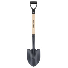 Round-point Shovel Turned Steps Poly D-handle