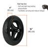 6 ft3, flat free tire wheelbarrow,CAT-60FF+D3