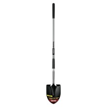 Round-point Shovel Extended Steps Steel Handle 9 Grip