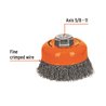 5/8", Crimped Cup Brush,CO-510+FC1