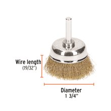 Coarse Wire Cup Brush for Drills,CO-2+FC2