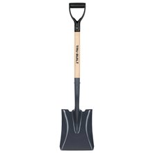 Square-point Shovel Turned Steps Poly D-handle PCY-PE