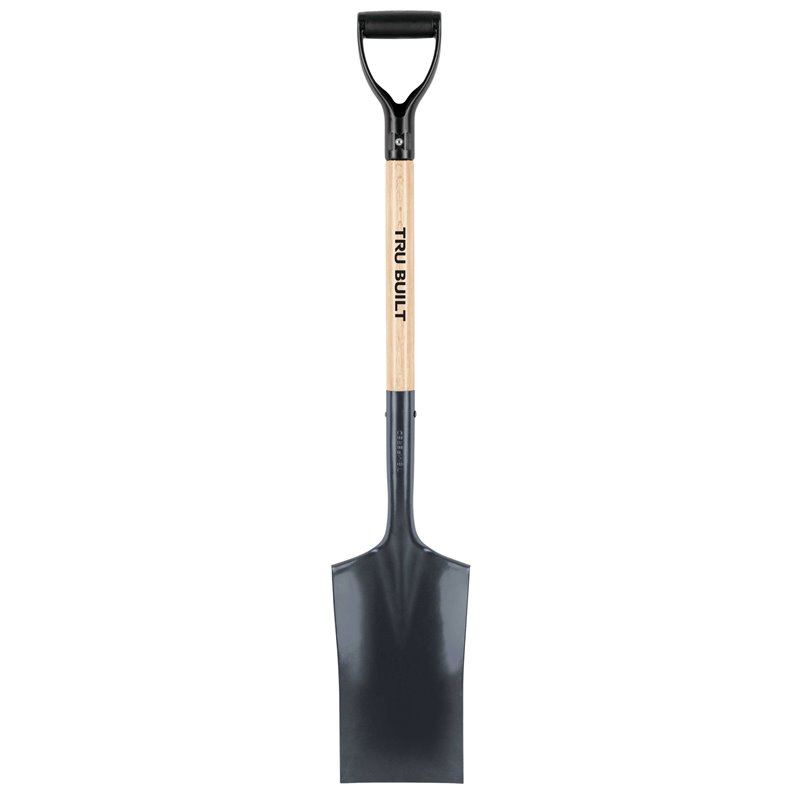 Garden Spade Rolled Steps Poly D-handle PES-PE