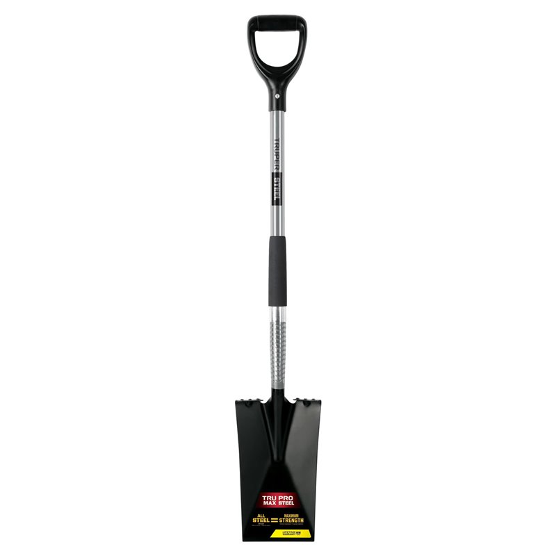 Garden Spade Extended Steps Steel Handle Poly D-handle PES-ST