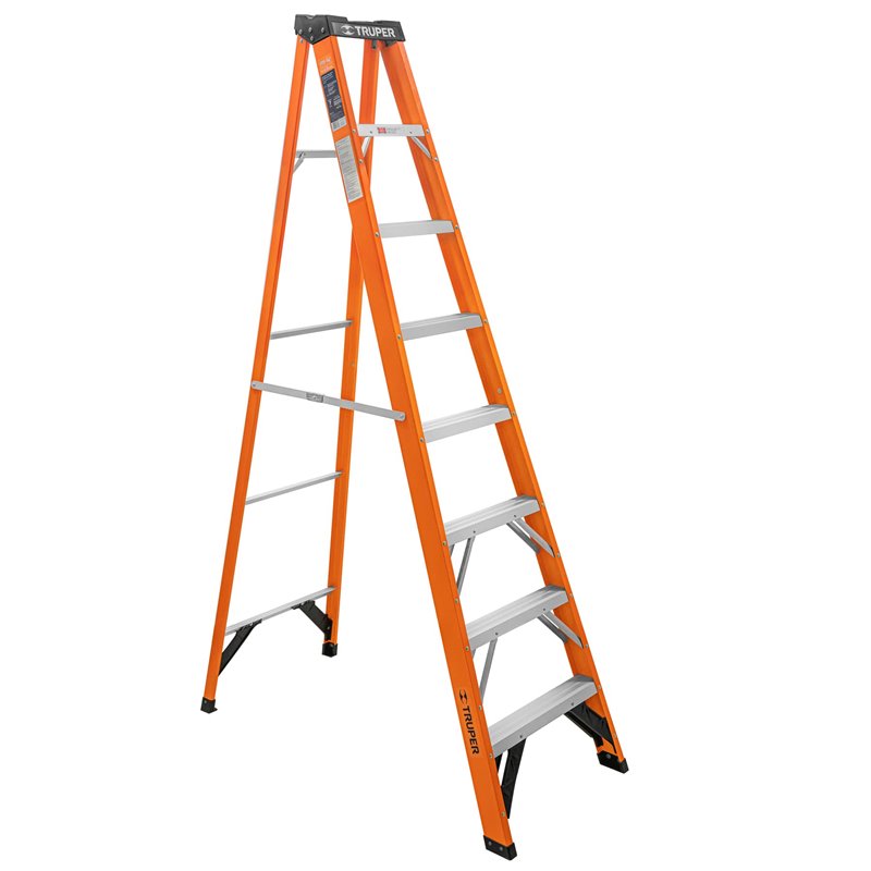 7 step, fiberglass ladder, type II EST-27FV