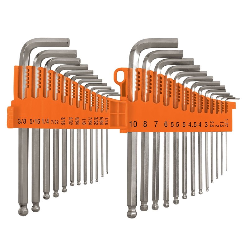 Plastic case, hex wrench set, 25 pieces ALL-25